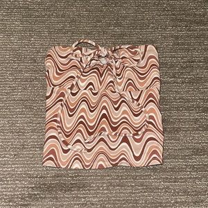 hollister strapless tie top